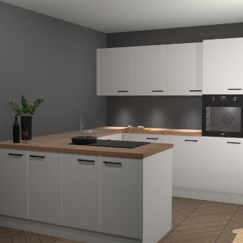 Zijdegrijze keuken Rosario 69437