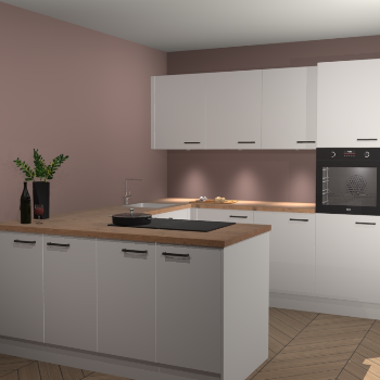 Zijdegrijze keuken Rosario 69438