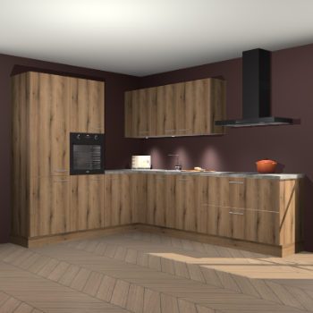 Goud eiken keuken Parla 84252