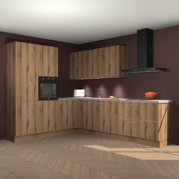 Goud eiken keuken Parla 84258