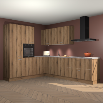 Goud eiken keuken Parla 84259