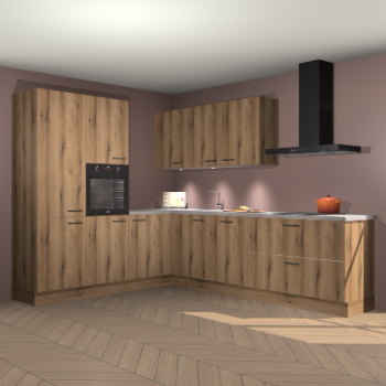 Goud eiken keuken Parla 84262