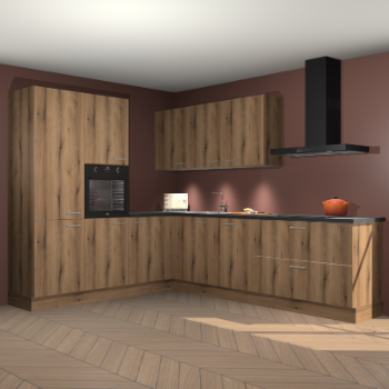 Goud eiken keuken Parla 84265