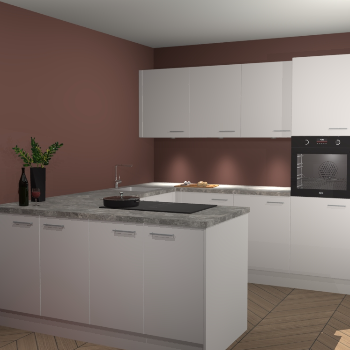 Zijdegrijze keuken Rosario 69528