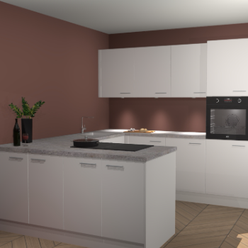 Zijdegrijze keuken Rosario 69579