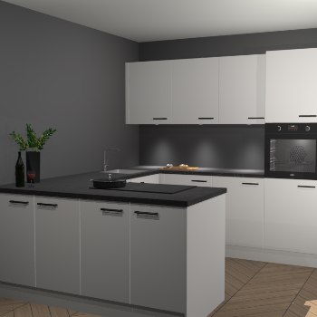 Zijdegrijze keuken Rosario 69655