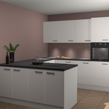 Zijdegrijze keuken Rosario 69657