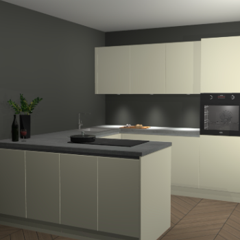 Magnolia greeploze keuken Rosario 69725