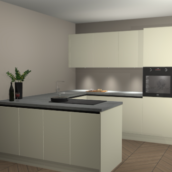 Magnolia greeploze keuken Rosario 69730