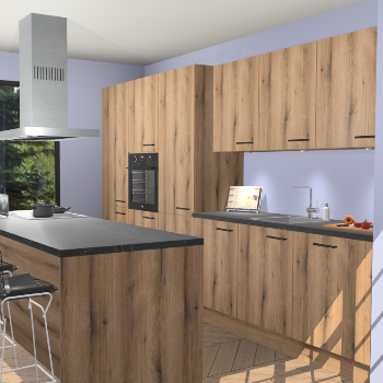 Goud Eiken keuken Straatsburg 49905