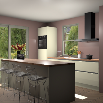 Magnolia greeploze keuken Toulouse 49352