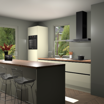 Magnolia greeploze keuken Toulouse 49355