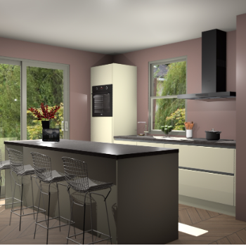 Magnolia greeploze keuken Toulouse 49387