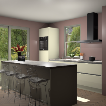 Magnolia greeploze keuken Toulouse 49429