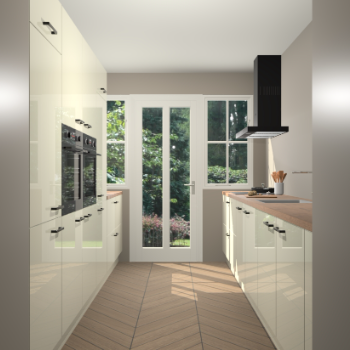 Magnolia hoogglans keuken Olympia 88515