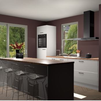 Zijdegrijze keuken Toulouse 49478