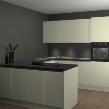 Magnolia greeploze keuken Rosario 70310