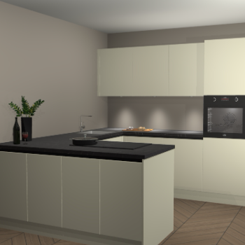 Magnolia greeploze keuken Rosario 70317