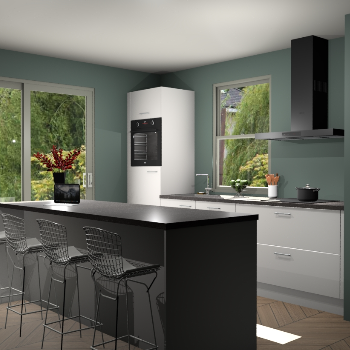 Zijdegrijze keuken Toulouse 49520