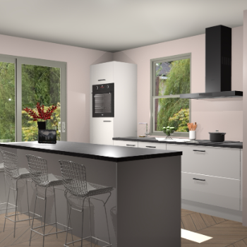 Zijdgrijze keuken Toulouse 49665