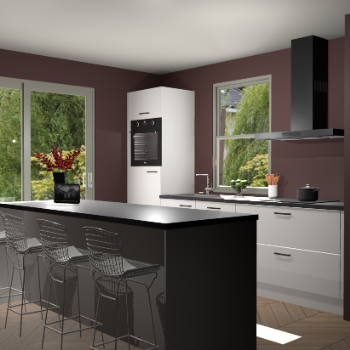 Zijdegrijze keuken Toulouse 49666