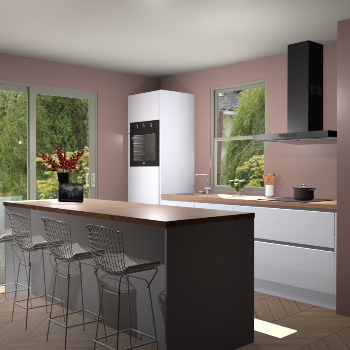 Sneeuwwitte greeploze keuken Toulouse 49670