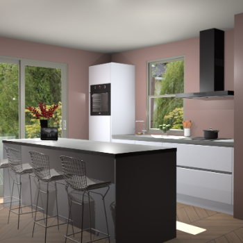 Sneeuwwitte greeploze keuken Toulouse 49695