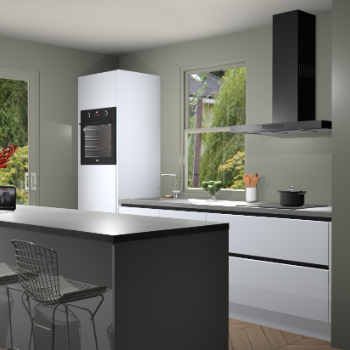 Sneeuwwitte greeploze keuken Toulouse 49698