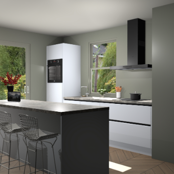 Sneeuwwitte greeploze keuken Toulouse 49780