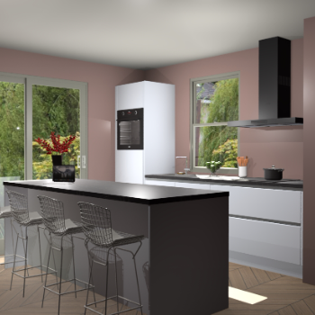 Sneeuwwitte greeploze keuken Toulouse 49800