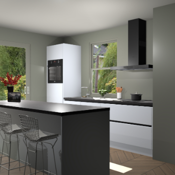 Sneeuwwitte greeploze keuken Toulouse 49803