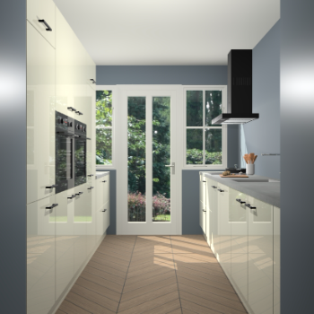 Magnolia hoogglans keuken Olympia 88522