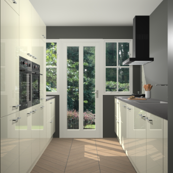 Magnolia hoogglans keuken Olympia 88526