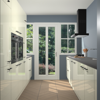 Magnolia hoogglans keuken Olympia 88529