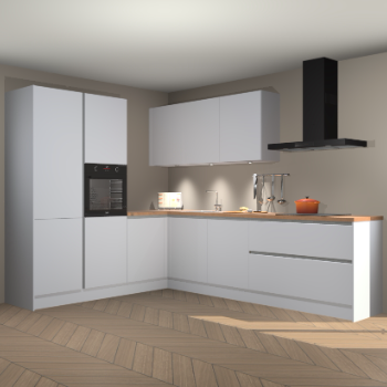 Sneeuwwitte greeploze keuken Parla 87458