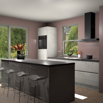 Beton Opal greeploze keuken Toulouse 51621