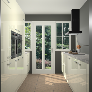 Magnolia hoogglans keuken Olympia 88535