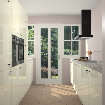 Magnolia hoogglans keuken Olympia 88536