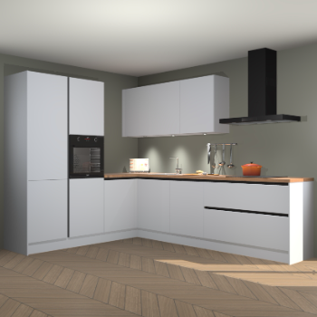 Sneeuwwitte greeploze keuken Parla 87461