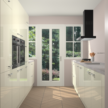 Magnolia hoogglans keuken Olympia 88542