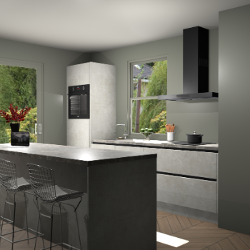 Beton Opal greeploze keuken Toulouse 51642