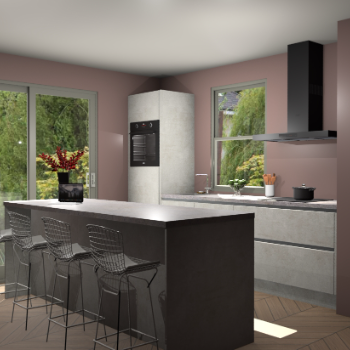 Beton Opal greeploze keuken Toulouse 51672