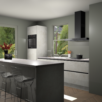 Beton Opal greeploze keuken Toulouse 51675