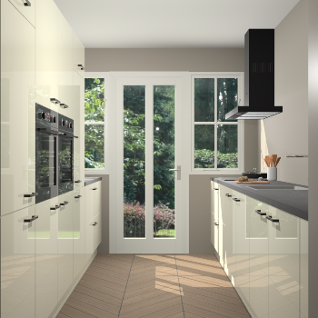 Magnolia hoogglans keuken Olympia 88551