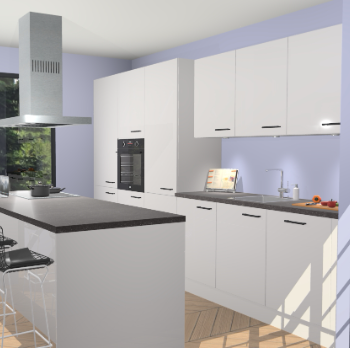 Zijdegrijze Hoogglans keuken Straatsburg 50236