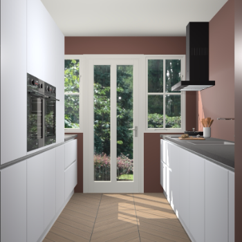 Sneeuwwitte greeploze keuken Olympia 88569