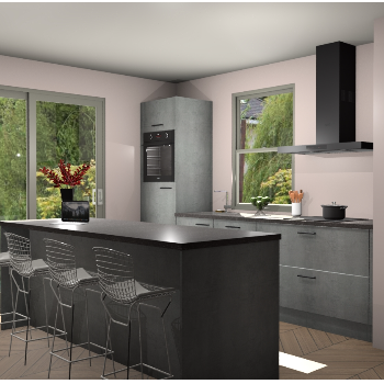 Beton Parelgrijs keuken Toulouse 51807