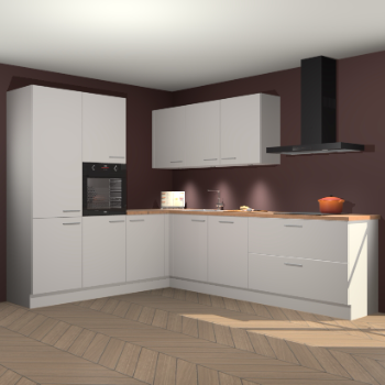 Zijdegrijze keuken Parla 87552