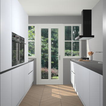 Sneeuwwitte greeploze keuken Olympia 88572