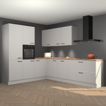 Zijdegrijze keuken Parla 87555